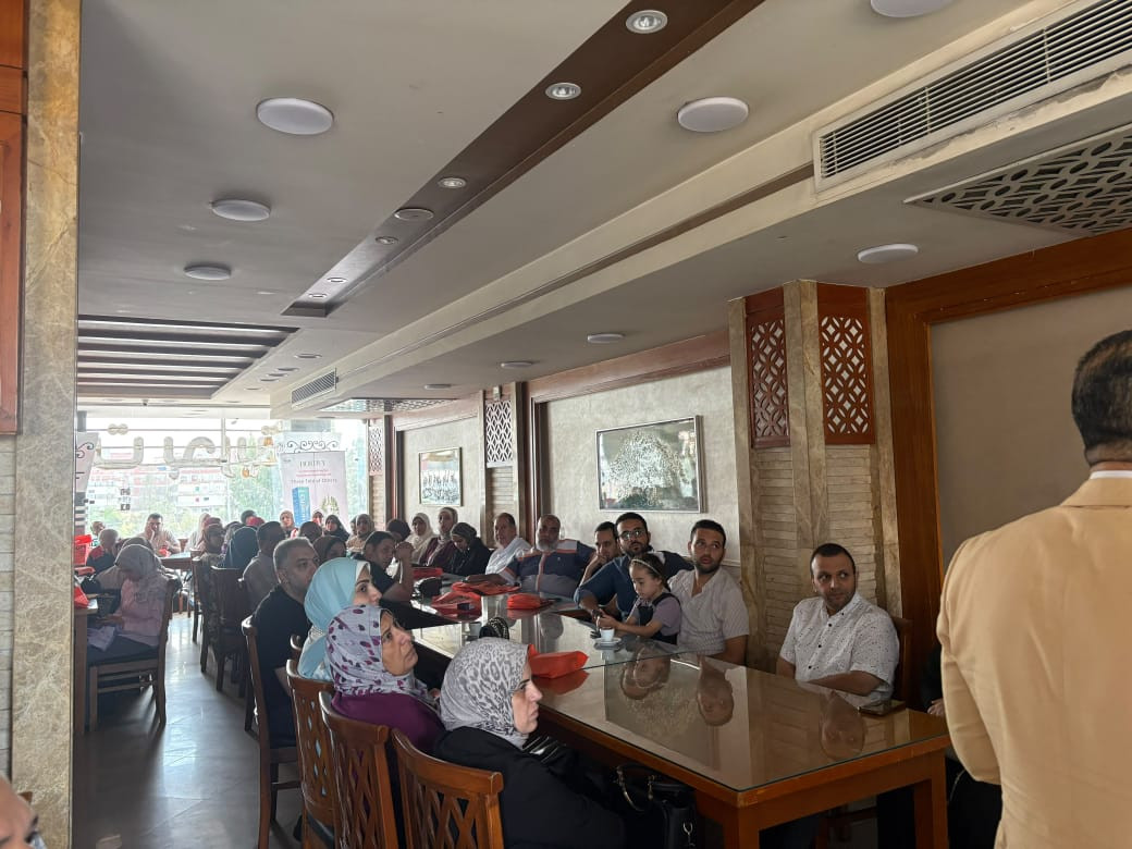 Continuing Medical Education (CME) session delivered by Dr. Ahmed Farid El-Moazen, with the attendance of 70 physicians at El-Basheer Restaurant in Damanhur.